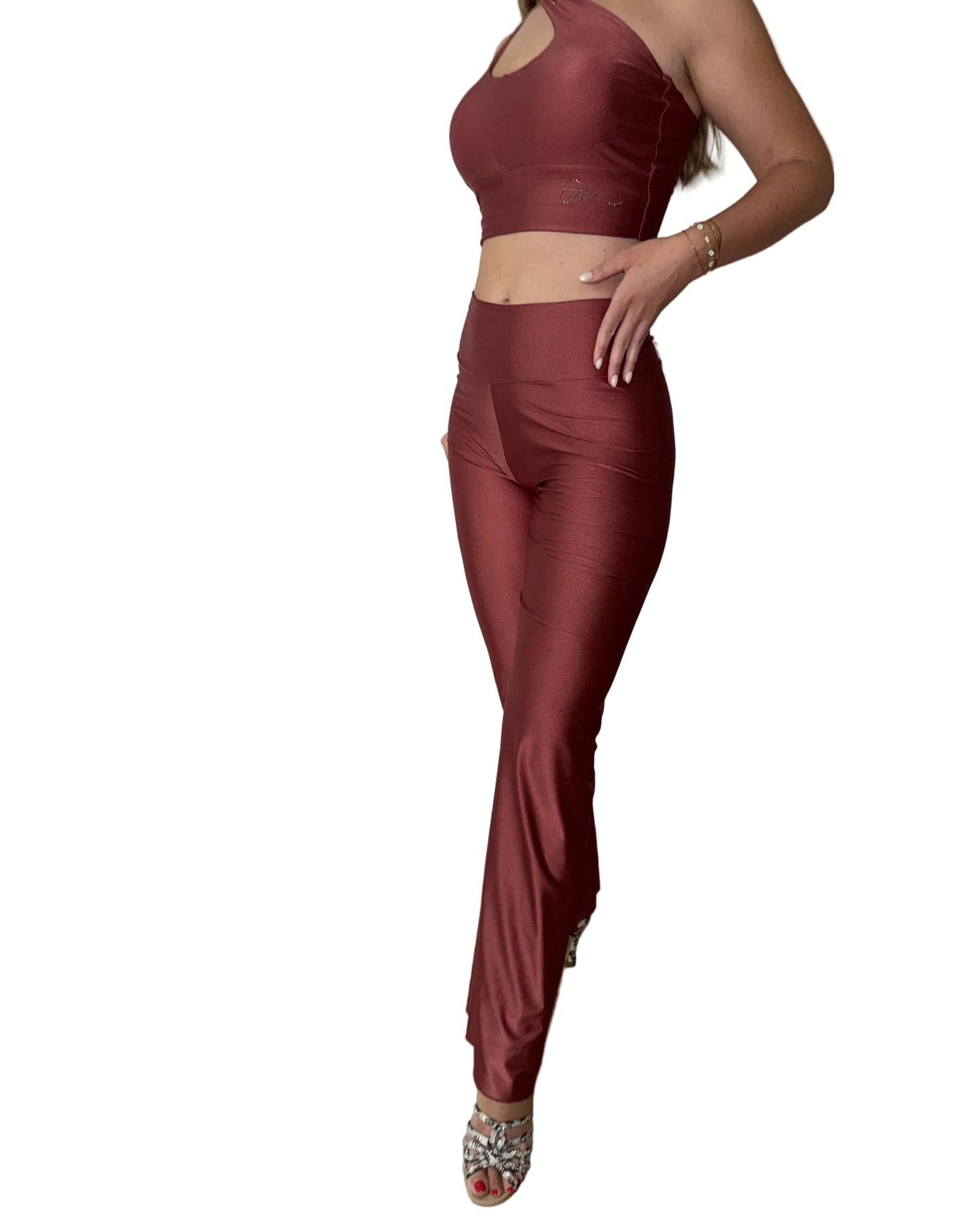 women dance fashion outfit bachata wear set